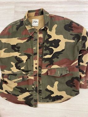 Zara Camouflage Jacket